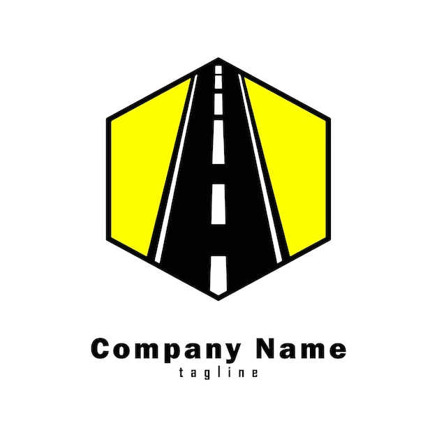 Vector company logo highway