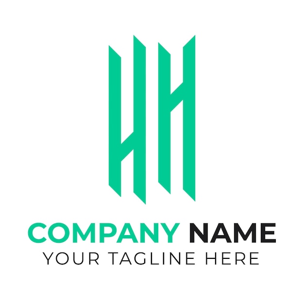 A company logo with the letter h on it