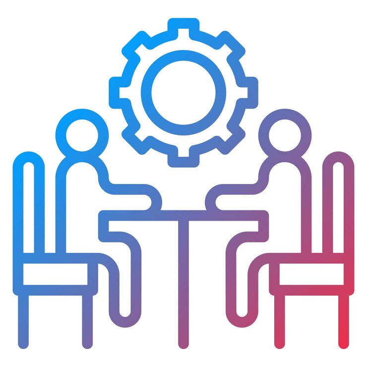 Vector company meeting icon vector image can be used for product management