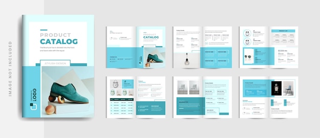 Company product catalogue design template