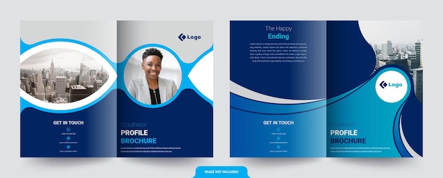Company Profile Brochure Cover Design Template