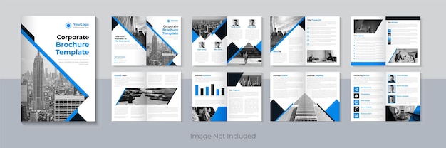 Company profile brochure design creative brochure template design premium vector