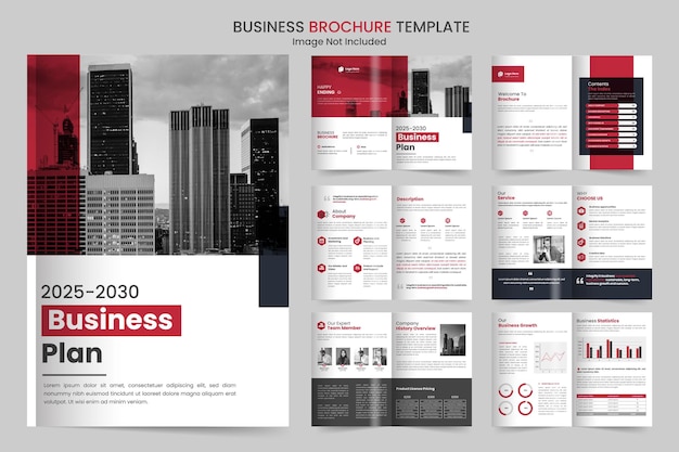 Company profile brochure design creative multipurpose template with cover