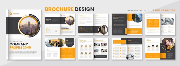 Company profile brochure template