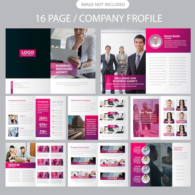 Company Profile Brochure Template