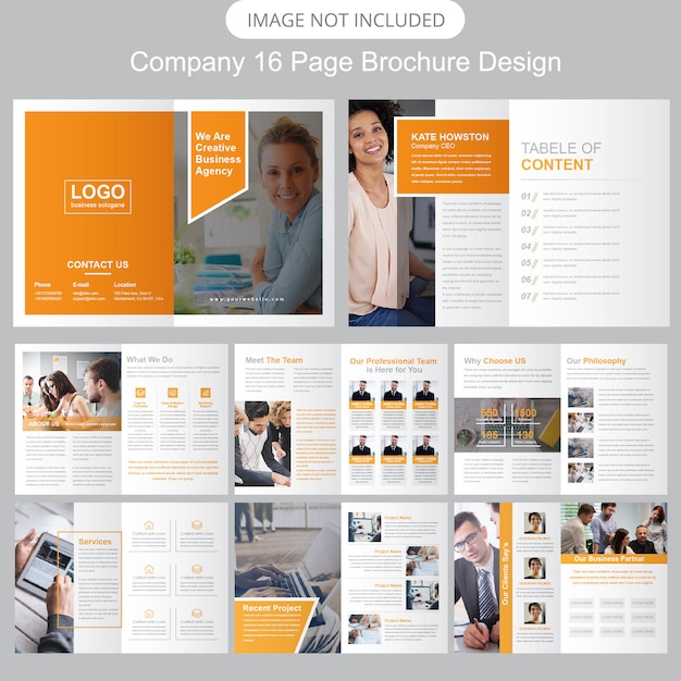 Company Profile Brochure Template