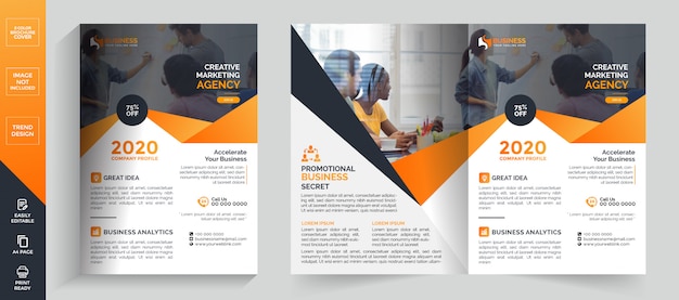 Company profile brochure template