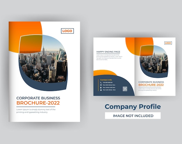 Company profile business brochure annual report design