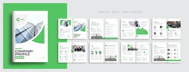 Profilo aziendale progettazione brochure aziendale layout modello brochure professionale aziendale