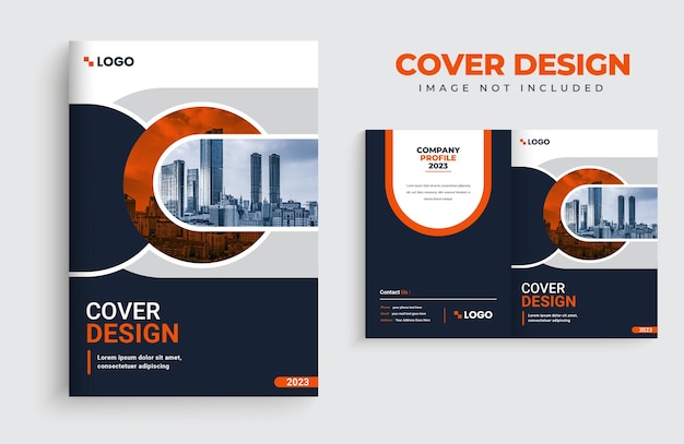 Company profile cover design template