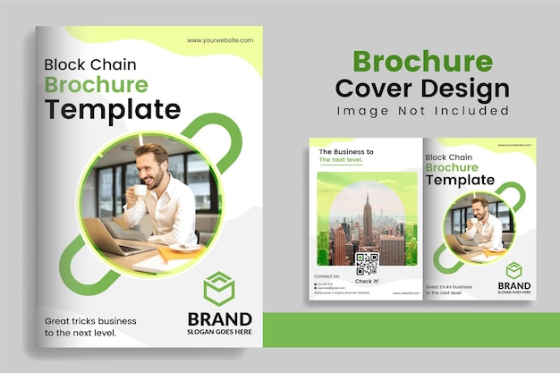 Company profile cover template design creative corporate brochure cover design template