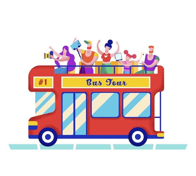 Компания Riding Two-Deck Tour Bus для City Trip