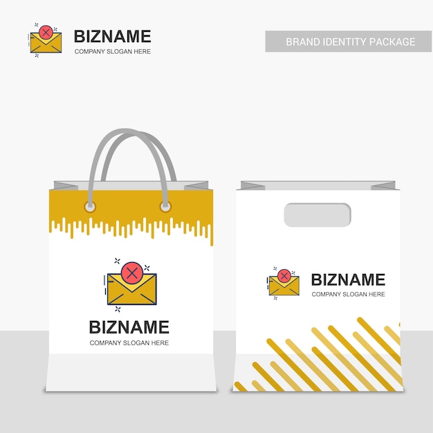 Company Shopping bags design with stylish look 