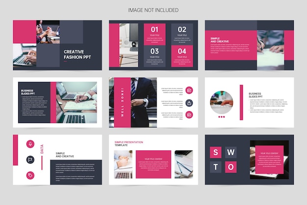 Company simple presentation PPT template