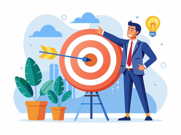 company target achievement business goal or objective to achieve team strategy leadership develop