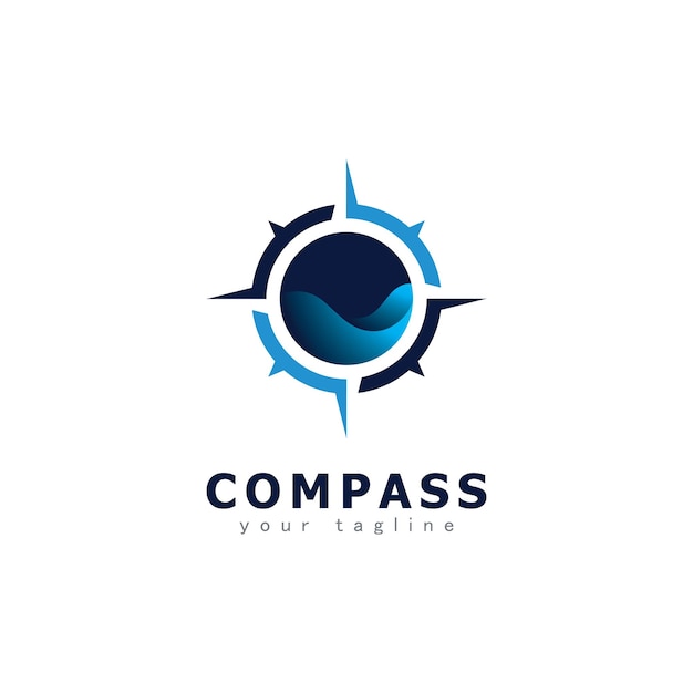 Compass Creative Concept Logo Design Template