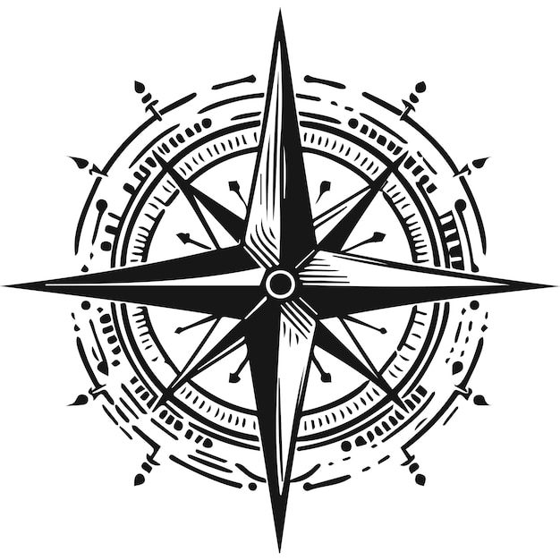Vettore compass_d
