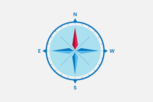 Вектор Компас для векторной иллюстрации