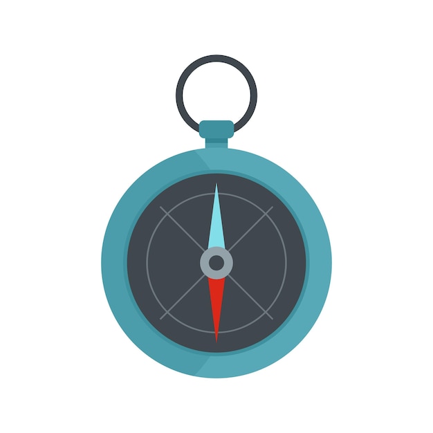 compass icon flat illustration of compass vector icon for web isolated on white