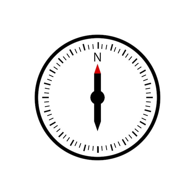 Compass icon vector