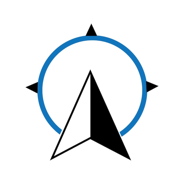 Vector compass icon