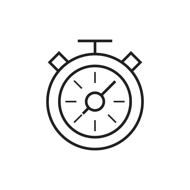 Vector compass line icon