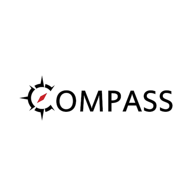 Compass Logo Adventure With Letter C Symbol