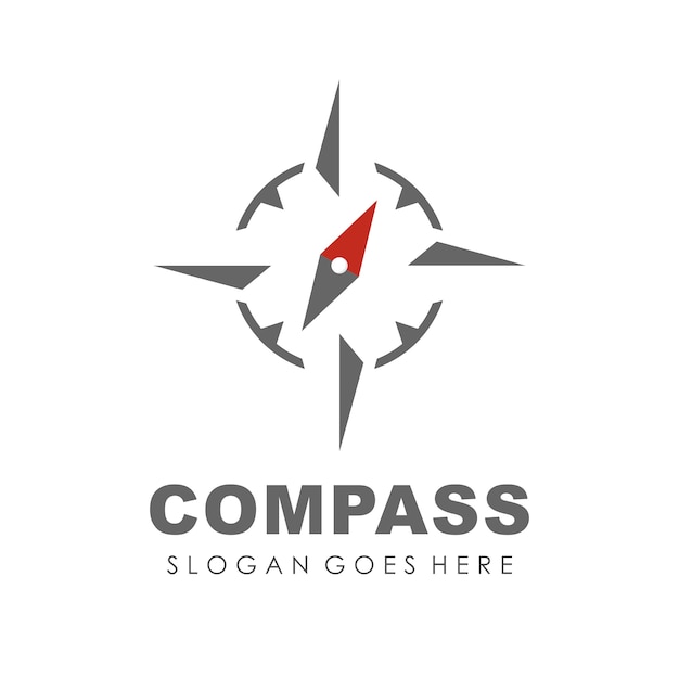 Compass logo design template