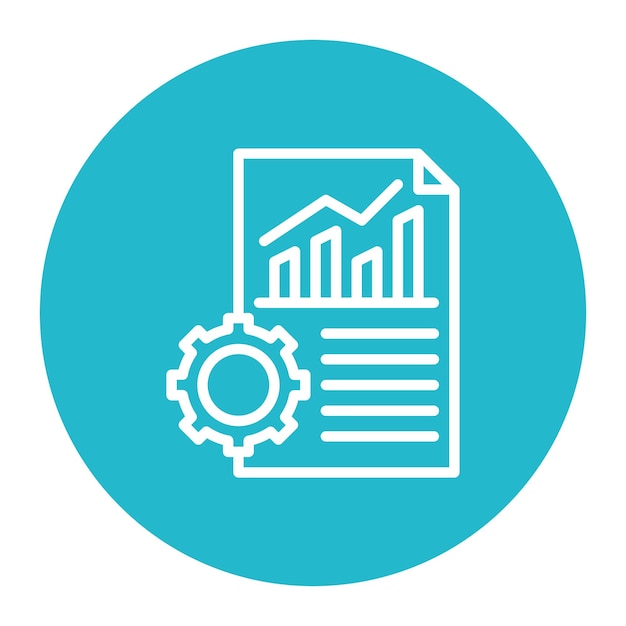 competitor analysis icon vector image can be used for business performance