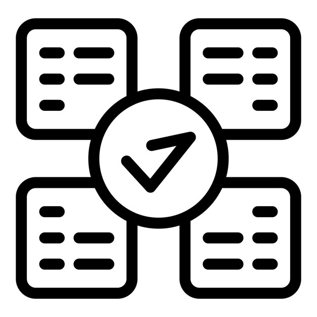 完成したアイテムを検証するチェックマークを表示するタスクの完成アイコン