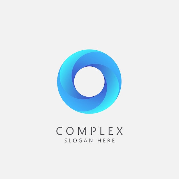 Complex bedrijfslogo concept