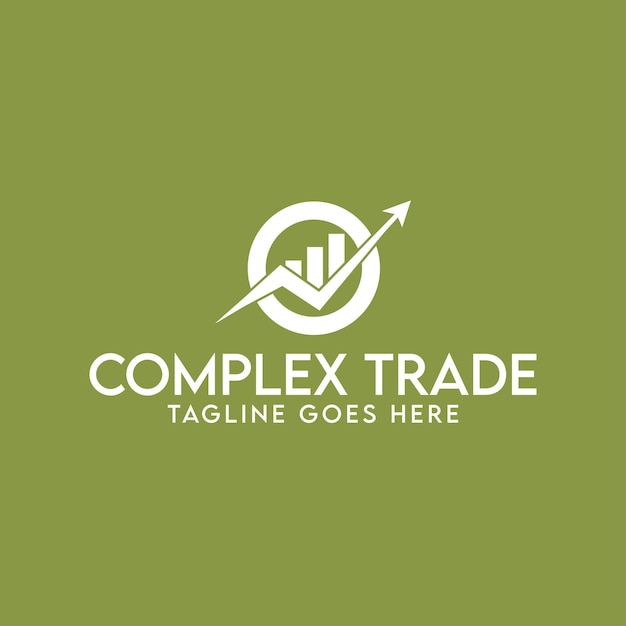 Vector complex trade logo, trading, marketing logo, versatile and business logo design in vector template.