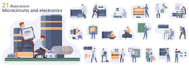 Compositieset voor microchips