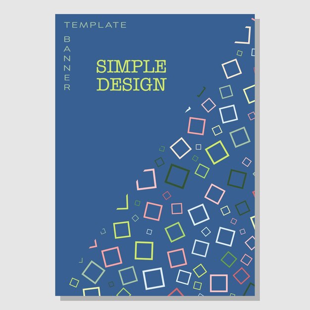 Vector the composition of geometric shapes layout for creative ideas for the design of title pages covers books brochures leaflets posters booklets layout of the interior and decoration ideas simple style