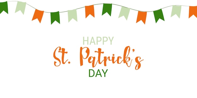 Vector composition for st patrick's day poster template