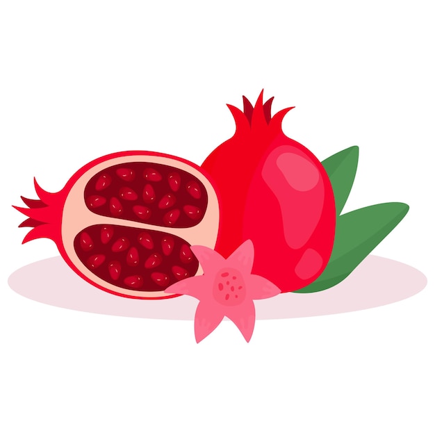 Composition with pomegranates