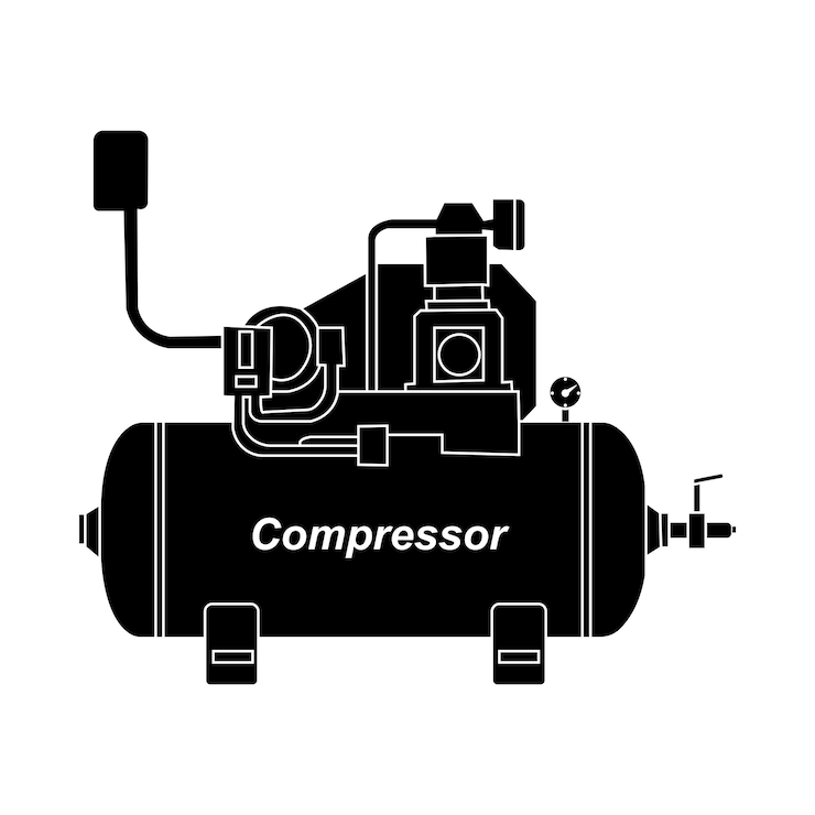 Vector compressor icon