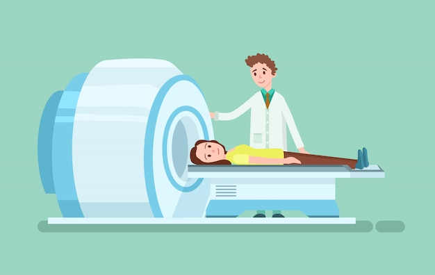 Computed axial tomography patient scanning