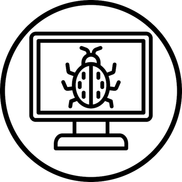コンピュータバグアイコンのスタイル
