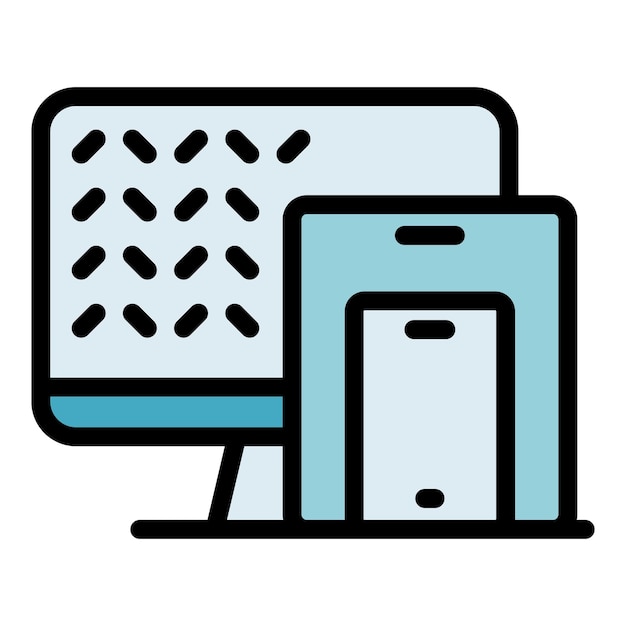 Premium Vector | Computer code icon outline vector web cms website html ...