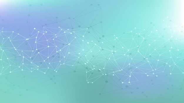 a computer generated image of a complex network of connected lines