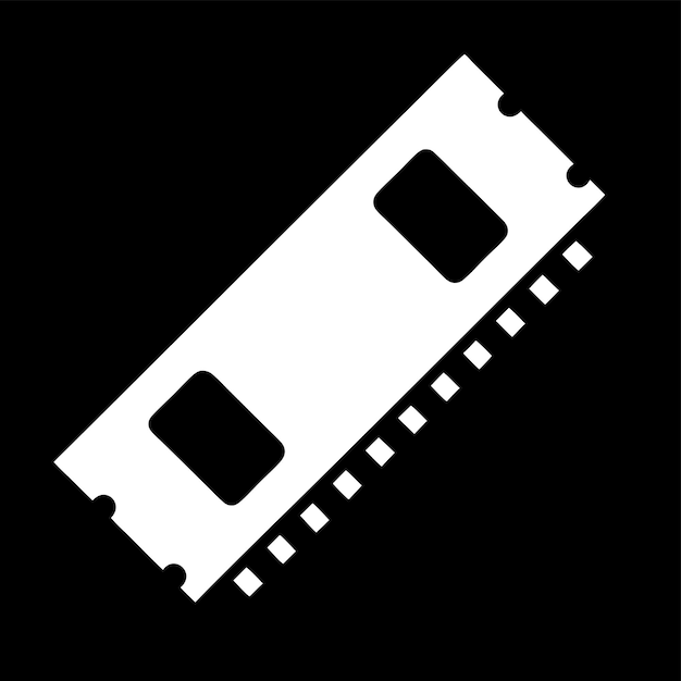 Computer Hardware Components Parts and Devices Featuring Random Access Memory RAM Vector Design