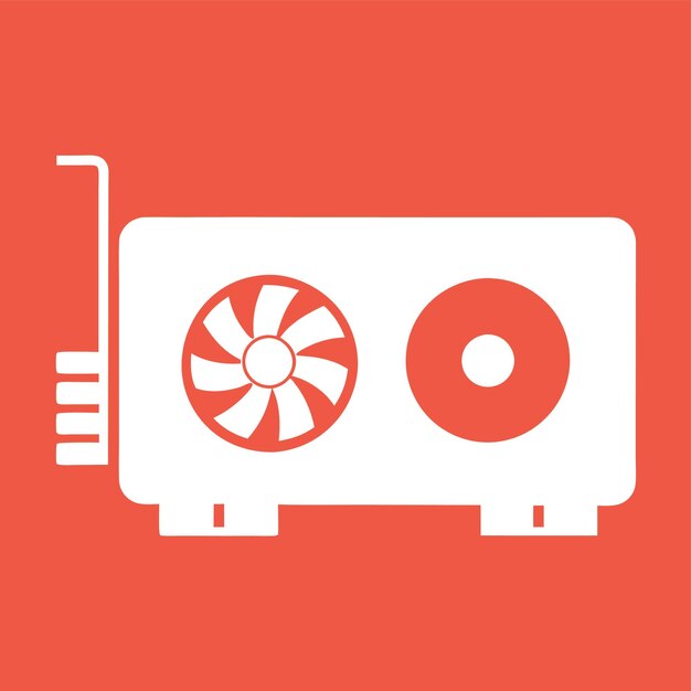 computer hardware components parts and devices featuring sound card vector style design