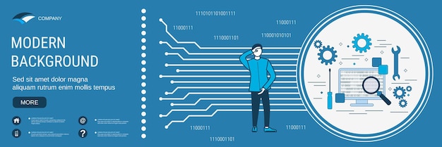 コンピューター・ヘルス・テスト バグ検索コンセプト