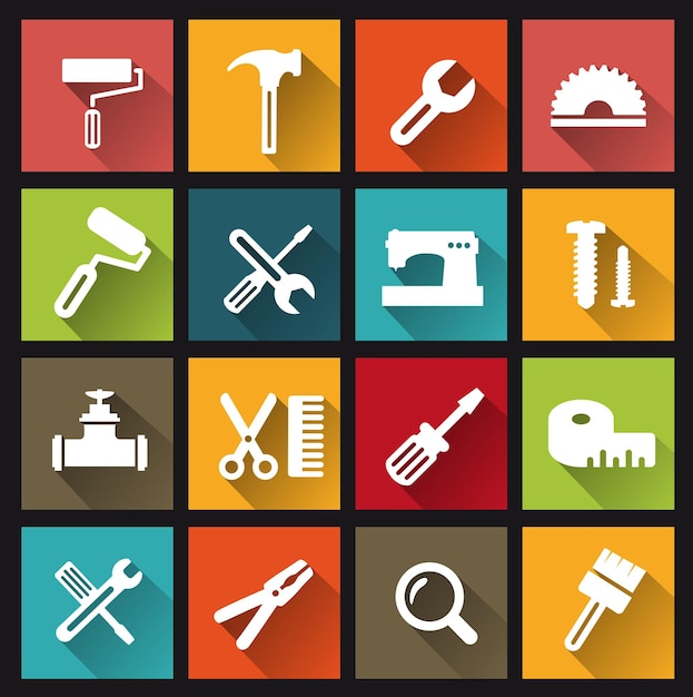 Computer icons tools