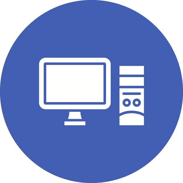 Computer icoon vector afbeelding Kan worden gebruikt voor Productiviteit