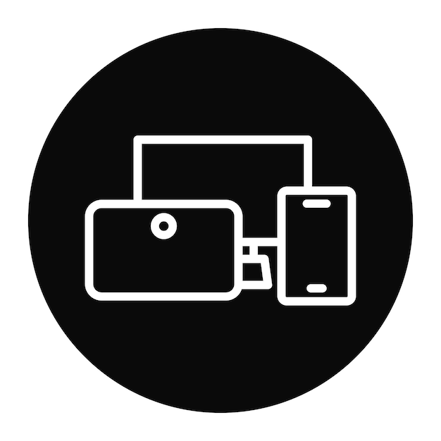 Векторное изображение икон компьютерной отрасли Может использоваться для промышленности