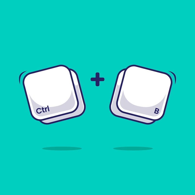 パソコンのキーボードショートカット Ctrl B アイコン プログラミングの世界で高速タイピングプログラム