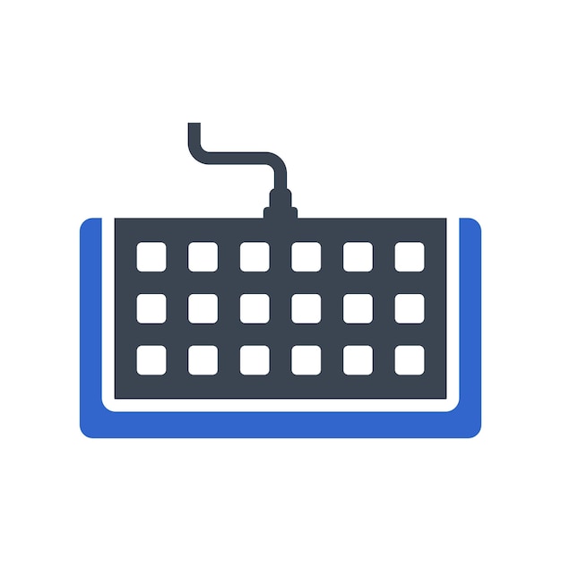 Vector computer keyboard icon