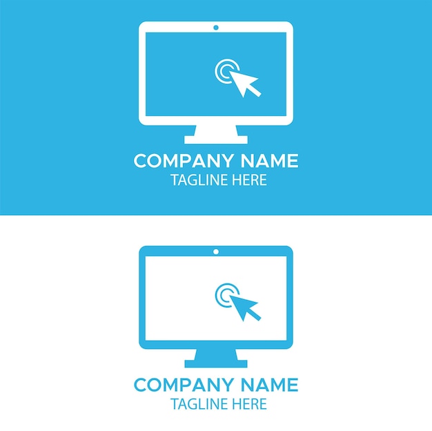 Computer Logo Design Template